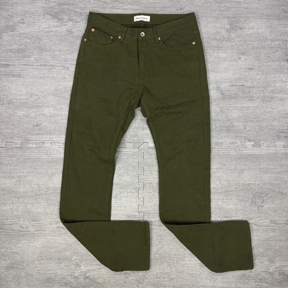 NWOT SPIER & MACKAY Bedford Corduroy Contemporary Bedford Pants Olive Men's 33